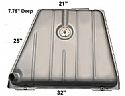 1949-51 Mercury Alloy Coated Steel Fuel Tank