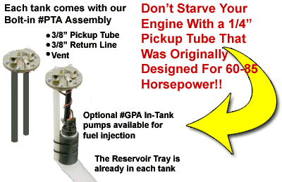 Fuel Pump Pickup and Return
