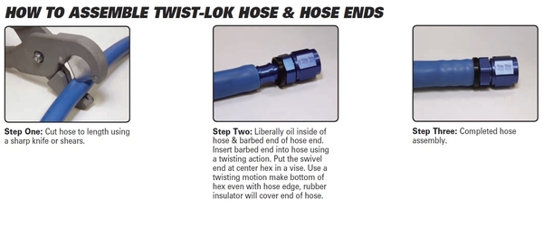 Russell Twist-Lok Hose Installation Instructions